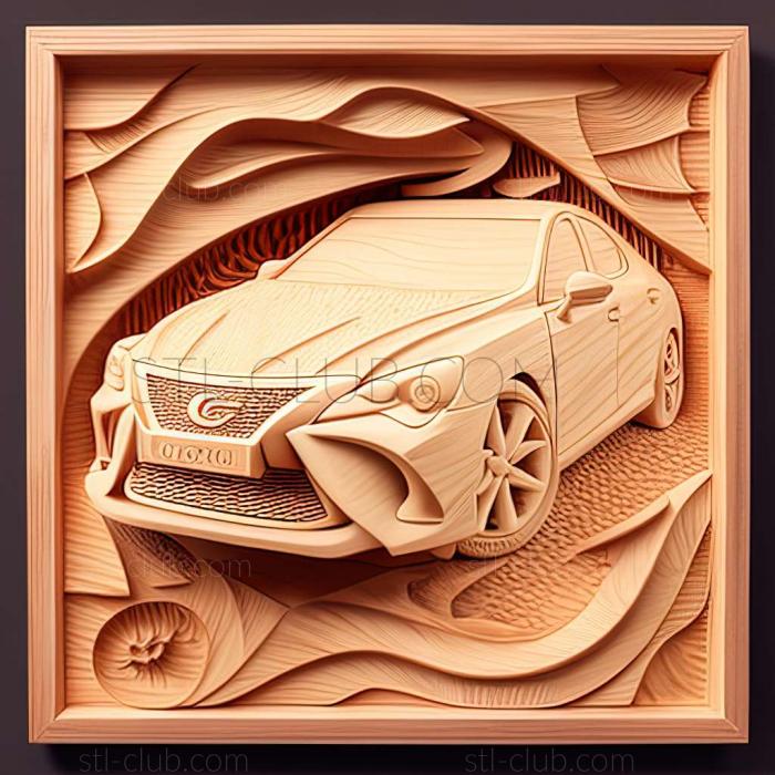 3D мадэль Lexus IS (STL)